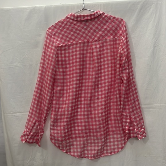 Stradivarius All New Stylish and fancy Check Pink and White Shirt - Picture 3 of 3